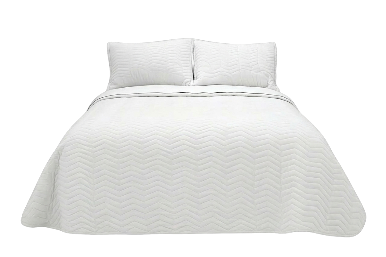 COBERTOR LOFT BLANCO QUEEN (2,5 plaza)