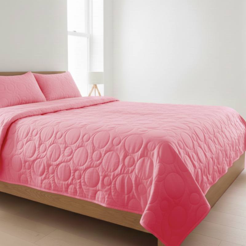 COBERTOR SUEDE CORAL KING - 3 PLZ