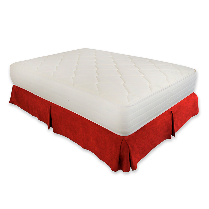 FALDA DE CAMA SIGNS ROJO KING - 3 PLZ