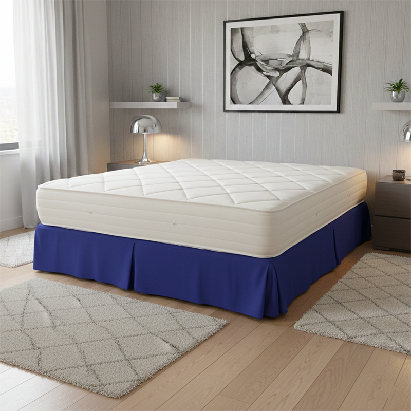 FALDA DE CAMA SIGNS AZUL FULL - 2 PLZ