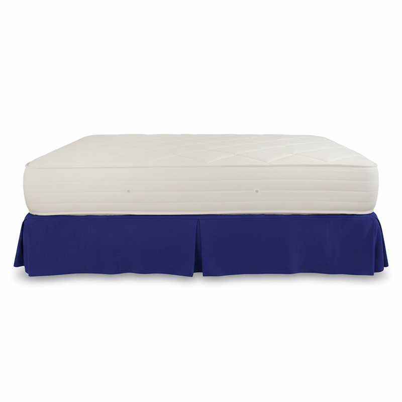 FALDA DE CAMA SIGNS AZUL QUEEN - 2.5 PLZ