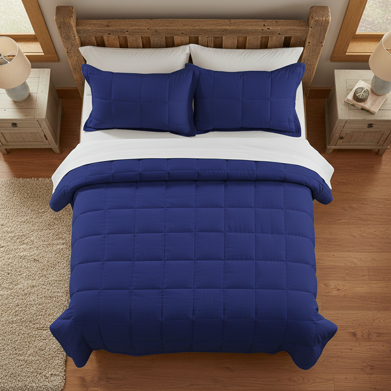 EDREDON SCANDINAVIA AZUL KING - 3 PLZ