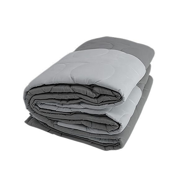 COBERTOR ACOLCHADA/O DREAMING GRIS - 1.5 PLZ