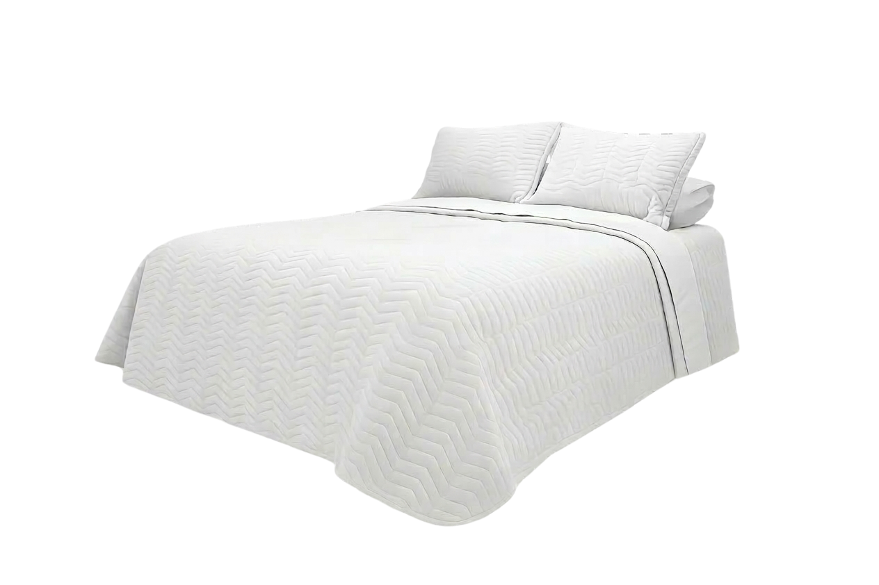 COBERTOR LOFT BLANCO FULL (2 Plaza)